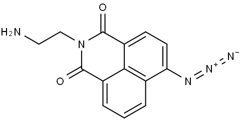 2-(2-aminoethyl)-6-azido-1H-benzo[de]isoquinoline-1,3(2H)-dione Structure