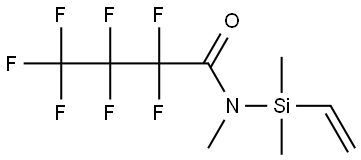 N-(Ethenyldimethylsilyl)-2,2,3,3,4,4,4-heptafluoro-N-methylbutanamide Structure