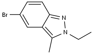 2H-Indazole, 5-bromo-2-ethyl-3-methyl- Structure