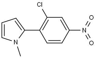 2-(2-Chloro-4-nitrophenyl)-1-methyl-1H-pyrrole Structure