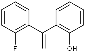 2-(1-(2-Fluorophenyl)vinyl)phenol Structure