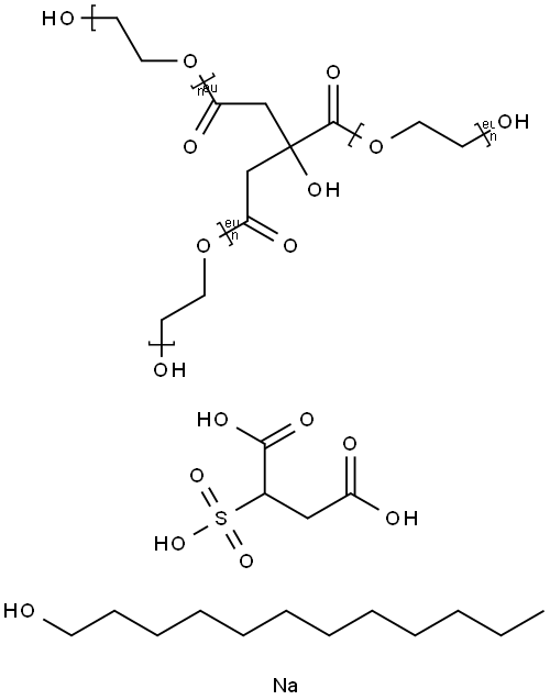 DISODIUM PEG-5 LAURYLCITRATE SULFOSUCCINATE Structure