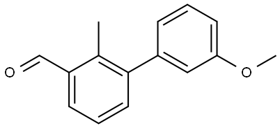 3'-Methoxy-2-methyl[1,1'-biphenyl]-3-carboxaldehyde Structure