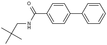 N-(2,2-Dimethylpropyl)[1,1'-biphenyl]-4-carboxamide Structure