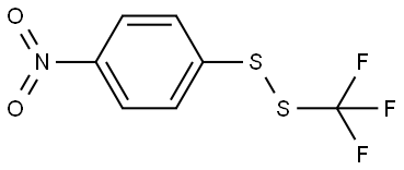 4-Nitrophenyl trifluoromethyl disulfide 구조식 이미지