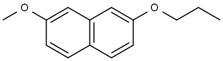 2-Methoxy-7-propoxynaphthalene Structure