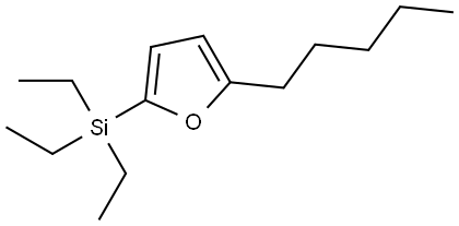 5-Pentyl-2-triethylsilylfuran Structure