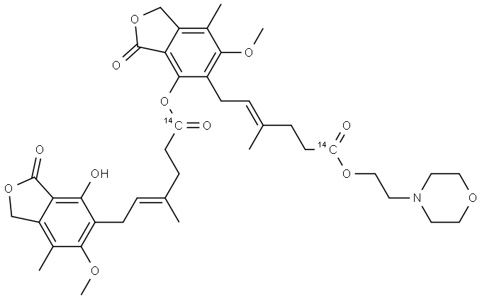 Mycophenolate DiMer Structure