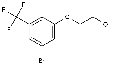 2-(3-bromo-5-(trifluoromethyl)phenoxy)ethanol Structure