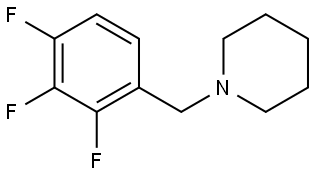 1-[(2,3,4-Trifluorophenyl)methyl]piperidine Structure