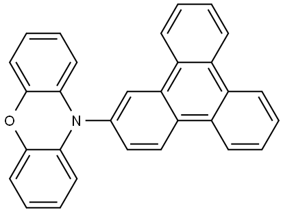 10-(Triphenylen-2-yl)-10H-phenoxazine Structure