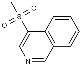 4-(Methylsulfonyl)isoquinoline Structure