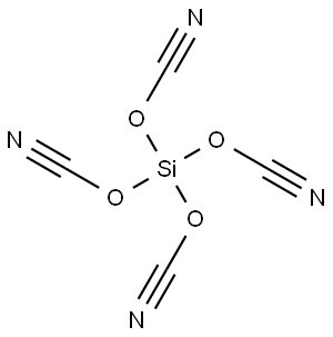 Cyanic acid, anhydride with silicic acid (H4SiO4) (4:1) Structure