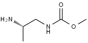 Carbamic acid, N-[(2S)-2-aminopropyl]-, methyl ester Structure