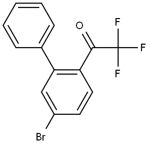 1-(5-Bromo-[1,1'-biphenyl]-2-yl)-2,2,2-trifluoroethanone Structure