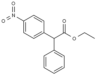 ethyl 2-(4-nitrophenyl)-2-phenylacetate Structure