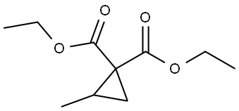 1,1-Cyclopropanedicarboxylic acid, 2-methyl-, 1,1-diethyl ester Structure