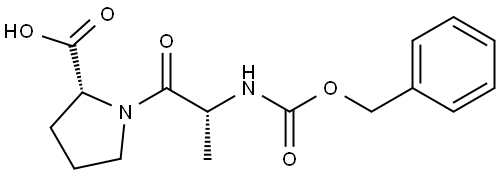 D-Proline, N-[(phenylmethoxy)carbonyl]-D-alanyl- Structure