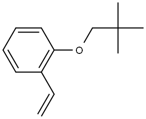 1-(2,2-Dimethylpropoxy)-2-ethenylbenzene Structure