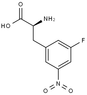 METHYL (2S)-2-AMINO-3-(3-FLUORO-5-NITROPHENYL)PROPANOATE Structure