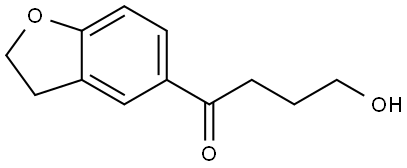 1-(2,3-Dihydro-5-benzofuranyl)-4-hydroxy-1-butanone Structure