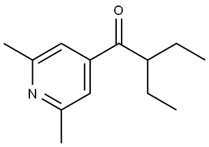 1-(2,6-Dimethyl-4-pyridinyl)-2-ethyl-1-butanone Structure