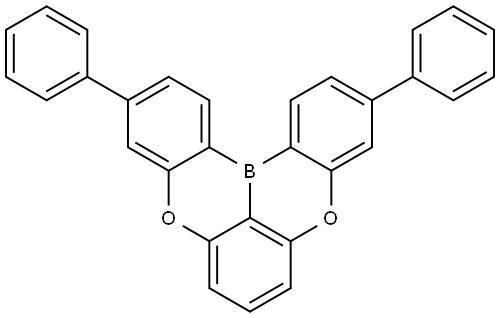 [1,4]Benzoxaborino[2,3,4-kl]phenoxaborin, 3,11-diphenyl- Structure