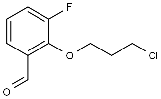 2-(3-Chloropropoxy)-3-fluorobenzaldehyde Structure