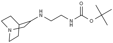 tert-butyl (2-(quinuclidin-3-ylamino)ethyl)carbamate Structure