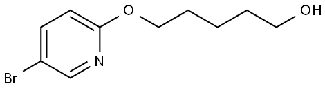 5-[(5-Bromo-2-pyridinyl)oxy]-1-pentanol Structure