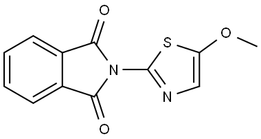 2-(5-Methoxythiazol-2-yl)isoindoline-1,3-dione Structure