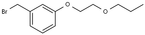 1-(bromomethyl)-3-(2-propoxyethoxy)benzene Structure