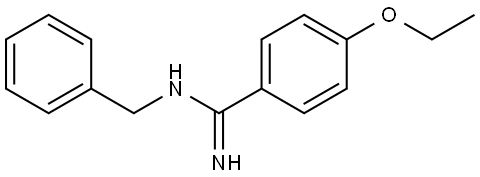 N-Benzyl-4-ethoxybenzenecarboximidamide Structure