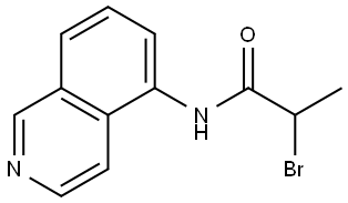 2-Bromo-N-5-isoquinolinylpropanamide Structure