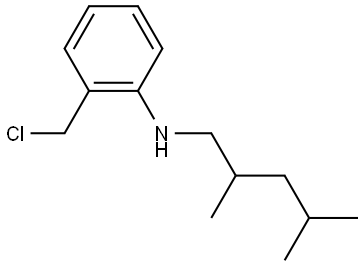 2-(chloromethyl)-N-(2,4-dimethylpentyl)aniline Structure