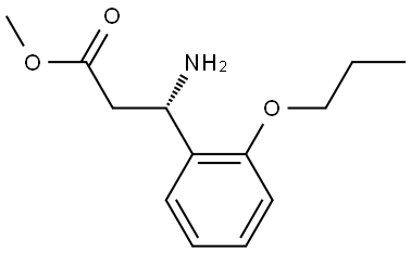 Methyl (βS)-β-amino-2-propoxybenzenepropanoate Structure