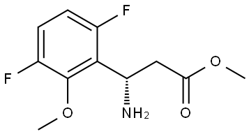 Methyl (βS)-β-amino-3,6-difluoro-2-methoxybenzenepropanoate Structure