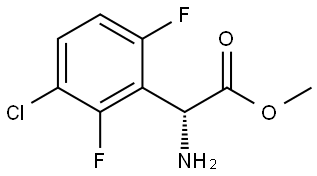 METHYL (2R)-2-AMINO-2-(3-CHLORO-2,6-DIFLUOROPHENYL)ACETATE Structure