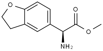 METHYL (2S)-2-AMINO-2-(2,3-DIHYDRO-1-BENZOFURAN-5-YL)ACETATE Structure