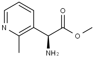 methyl (S)-2-amino-2-(2-methylpyridin-3-yl)acetate Structure