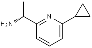 (R)-1-(6-cyclopropylpyridin-2-yl)ethanamine Structure