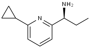 (S)-1-(6-cyclopropylpyridin-2-yl)propan-1-amine Structure