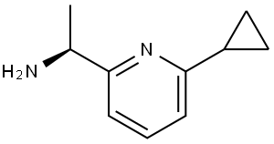 (S)-1-(6-cyclopropylpyridin-2-yl)ethanamine Structure