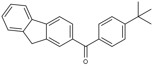 4-(1,1-Dimethylethyl)phenyl]-9H-fluoren-2-ylmethanone Structure