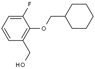 2-(Cyclohexylmethoxy)-3-fluorobenzenemethanol Structure