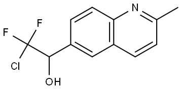 α-(Chlorodifluoromethyl)-2-methyl-6-quinolinemethanol Structure