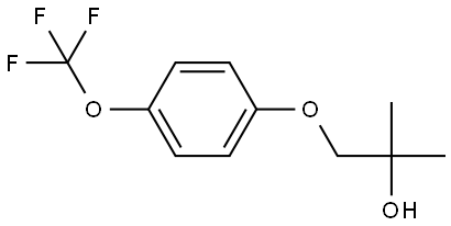 2-Methyl-1-[4-(trifluoromethoxy)phenoxy]-2-propanol Structure