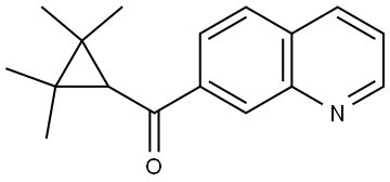 7-Quinolinyl(2,2,3,3-tetramethylcyclopropyl)methanone Structure