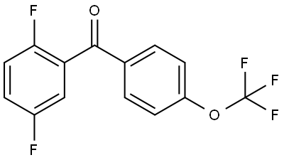 Methanone, (2,5-difluorophenyl)[4-(trifluoromethoxy)phenyl]- Structure