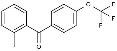 Methanone, (2-methylphenyl)[4-(trifluoromethoxy)phenyl]- Structure